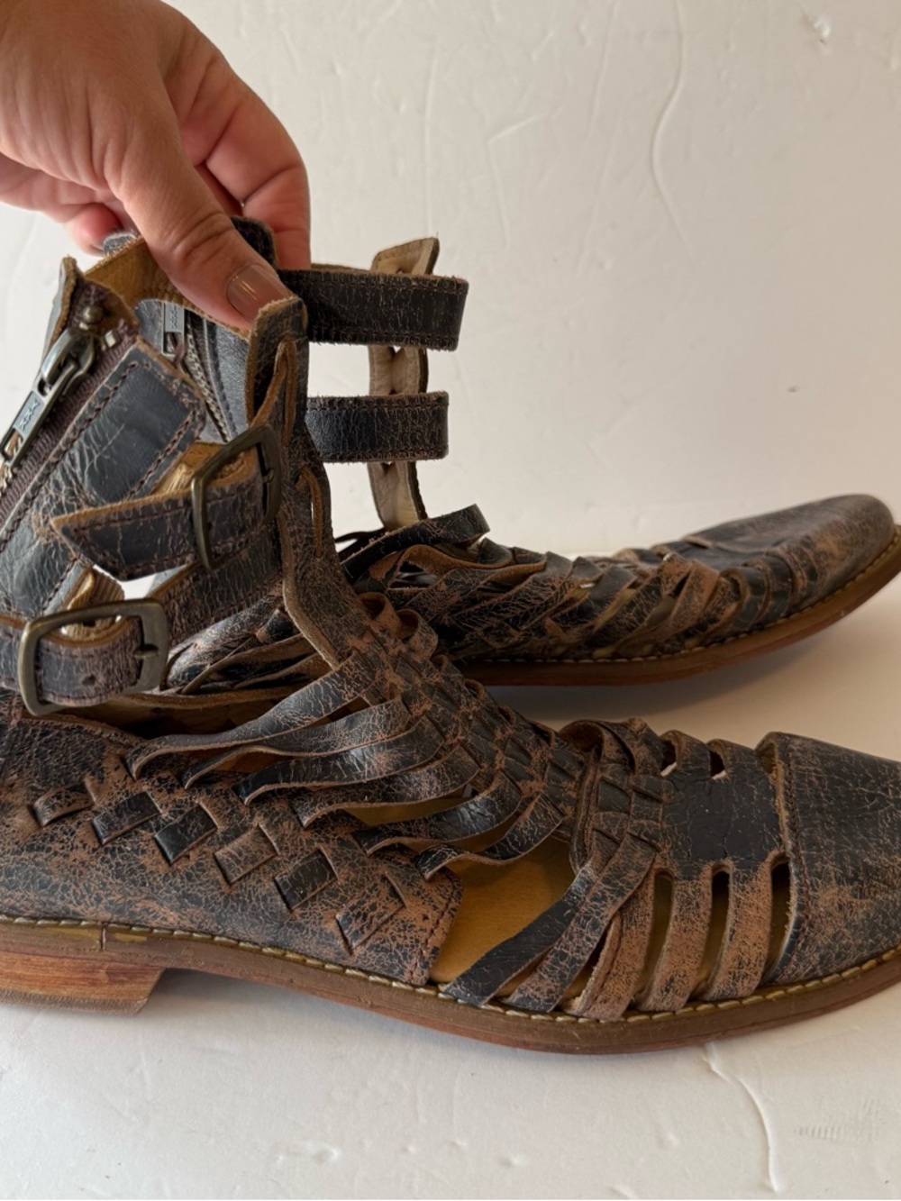 Bed Stu Rio Grande Flat Sandals/Boots Size 8 - Picture 7 of 16
